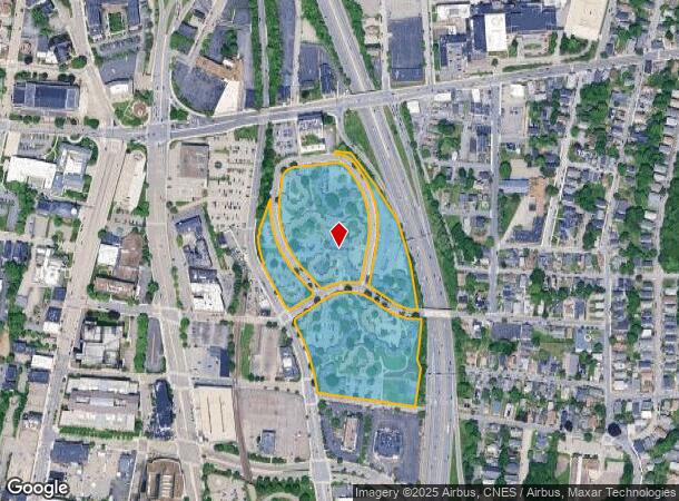  16 Laurel St, Worcester, MA Parcel Map