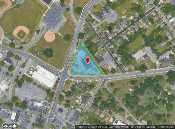  2312 Memorial Ave, Lynchburg, VA Parcel Map