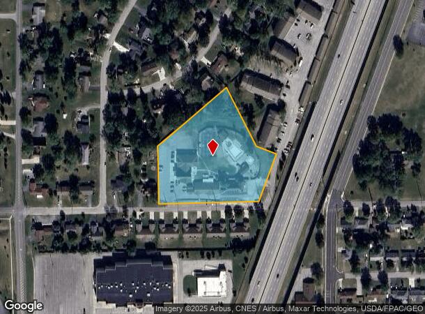 900 W Melrose Ave, Findlay, OH Parcel Map