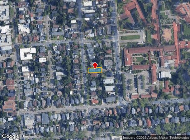  2629 Piedmont Ave, Berkeley, CA Parcel Map