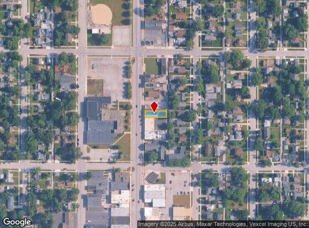 223 N Broad St, Griffith, IN Parcel Map