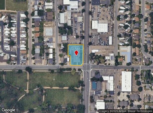 606 Mountain View Ave, Longmont, CO Parcel Map