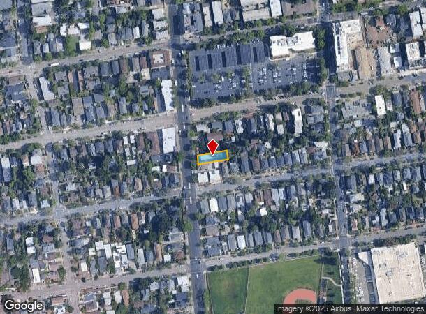 2539 Martin Luther King Jr Way, Berkeley, CA Parcel Map