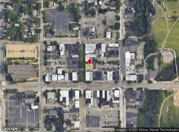  12 N Washington St, Ypsilanti, MI Parcel Map