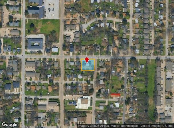 212 E Rogers St, Arlington, TX Parcel Map