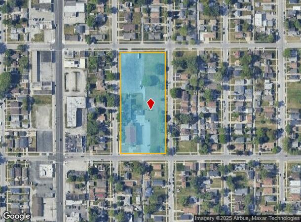  15135 Hirsch Ave, Calumet City, IL Parcel Map