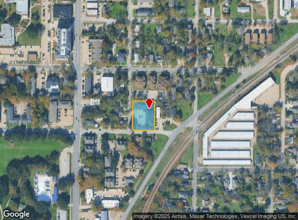 902 Vine St, Denton, TX Parcel Map