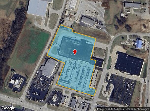 102 W John Rowan Blvd, Bardstown, KY Parcel Map