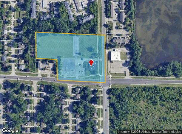 8975 Textile Rd, Ypsilanti, MI Parcel Map