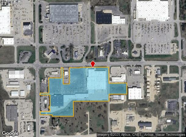  2200 N Mitchell St, Cadillac, MI Parcel Map