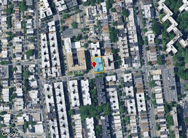  1500 Thieriot Ave, Bronx, NY Parcel Map