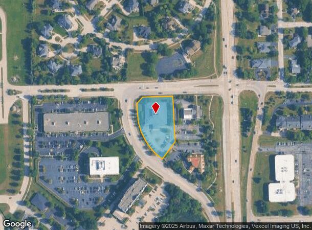  7010 Frontage Rd, Burr Ridge, IL Parcel Map