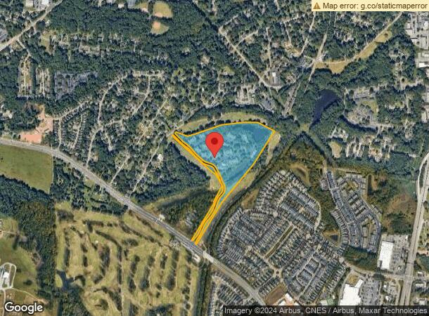  1432 Pitching Wedge Dr, Raleigh, NC Parcel Map