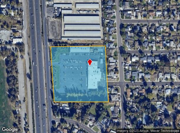  10088 N St Rt 99 East Frontage Rd, Stockton, CA Parcel Map