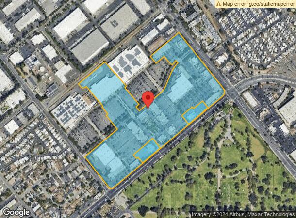  1 Curtner Ave, San Jose, CA Parcel Map