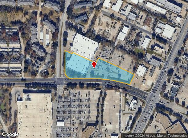  1501 W Arbrook Blvd, Arlington, TX Parcel Map