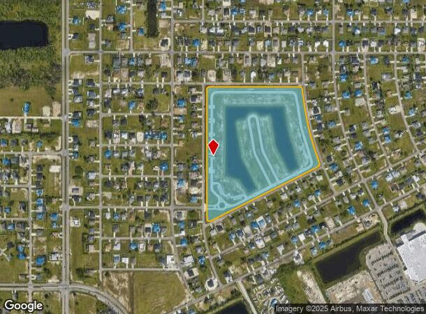  186 Tierra De Paz Loop, Cape Coral, FL Parcel Map