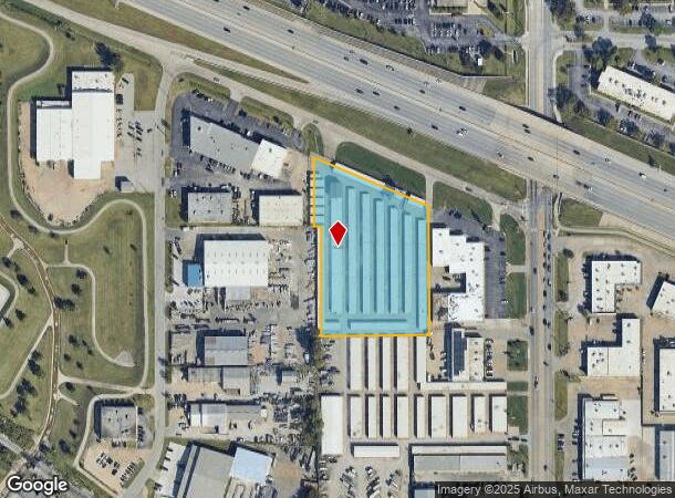 9510 Broken Arrow Expy, Tulsa, OK Parcel Map
