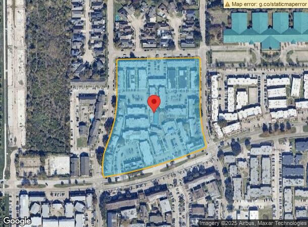  6300 W Bellfort Ave, Houston, TX Parcel Map