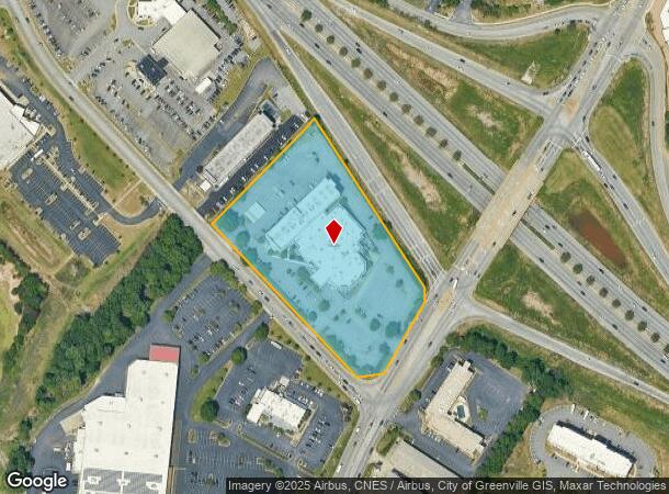  851 Congaree Rd, Greenville, SC Parcel Map