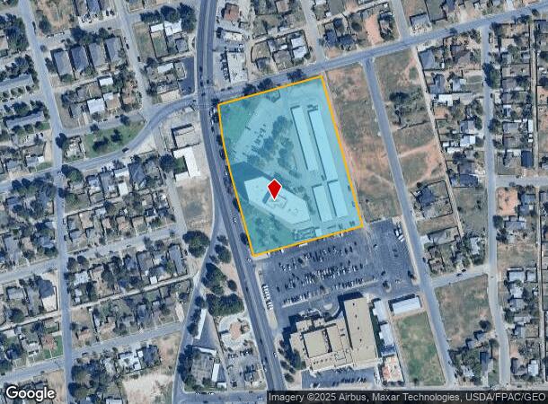  1004 N Big Spring St, Midland, TX Parcel Map