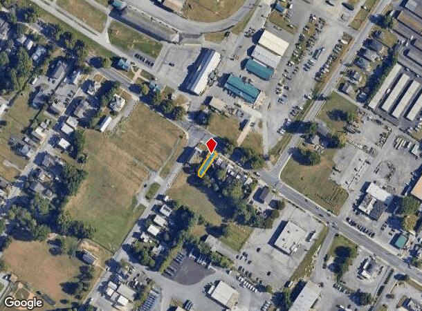 802 E Patrick St, Frederick, MD Parcel Map