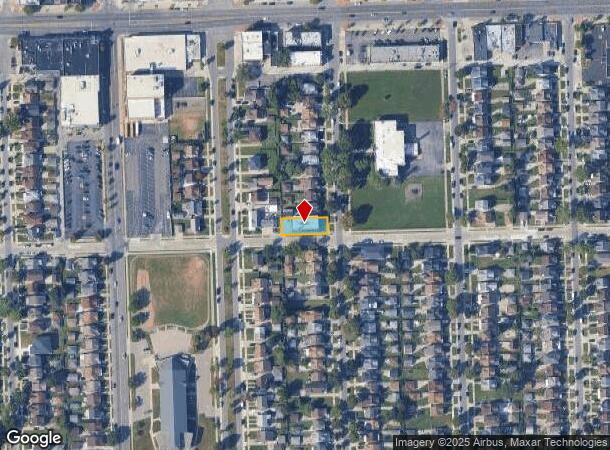 7001 Pinehurst St, Dearborn, MI Parcel Map