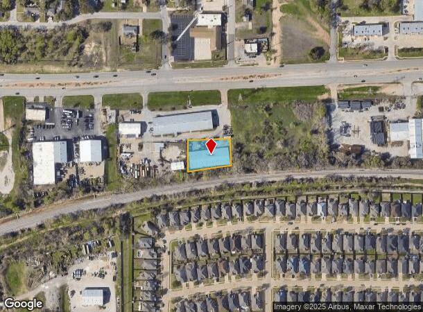  1261 W Hurst Blvd, Hurst, TX Parcel Map