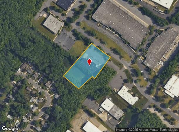 1262 Glen Ave, Moorestown, NJ Parcel Map