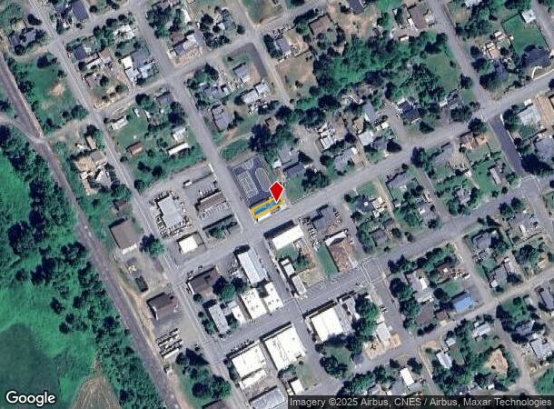 208 Ne 2Nd St, Oakland, OR Parcel Map