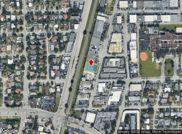  2511 Ne 4Th Ave, Pompano Beach, FL Parcel Map