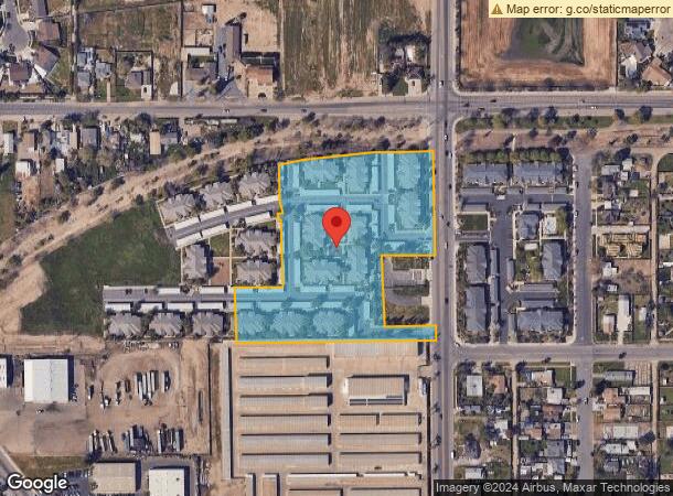  351 N West St, Tulare, CA Parcel Map