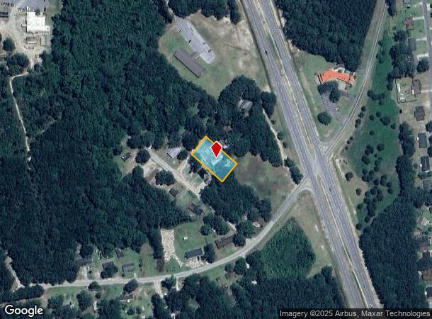 126 Andrews Ln, Springfield, GA Parcel Map