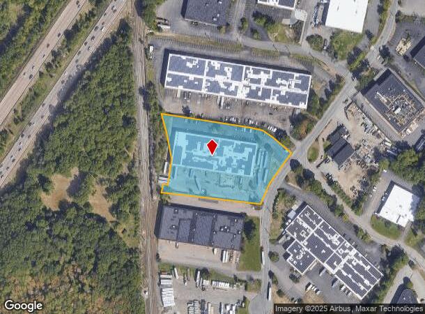  105 Shawmut Rd, Canton, MA Parcel Map