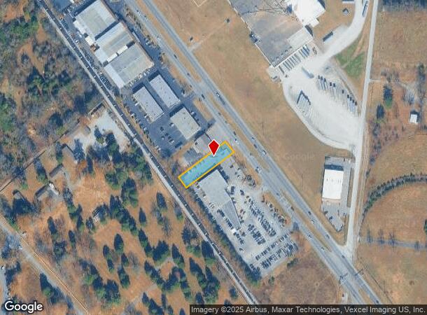  2207 Nw Broad St, Murfreesboro, TN Parcel Map