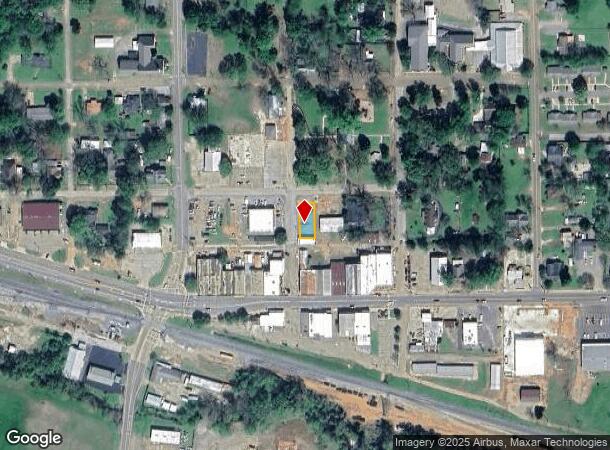 201 E 2Nd, Hughes Springs, TX Parcel Map