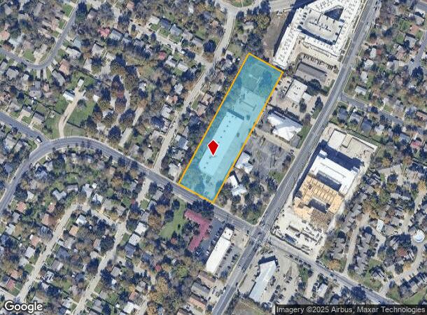  724 Eberhart Ln, Austin, TX Parcel Map