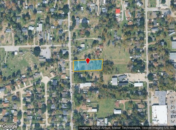 213 Maple St, Highlands, TX Parcel Map