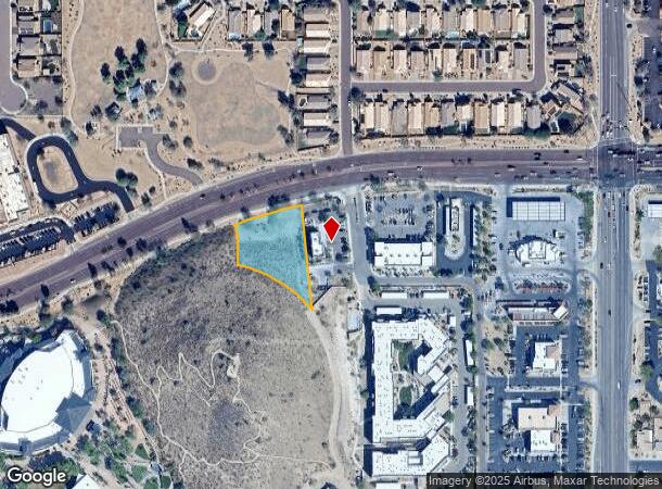  6847 W Happy Valley Rd, Peoria, AZ Parcel Map