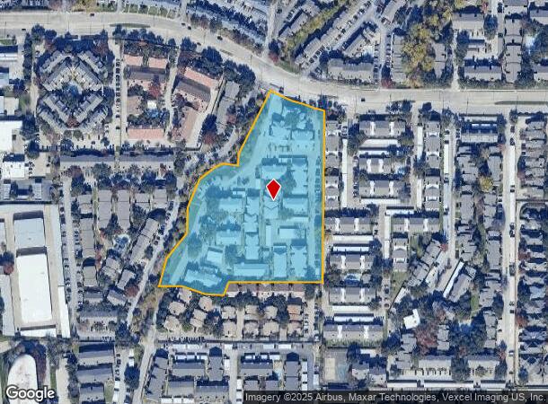  5636 Spring Valley Rd, Dallas, TX Parcel Map
