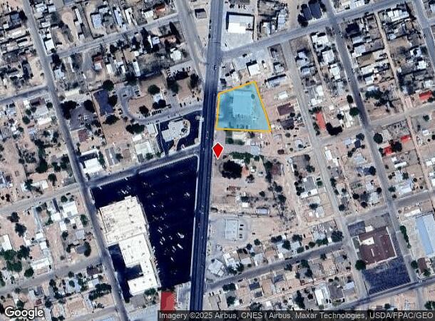  1206 S Stockton Ave, Monahans, TX Parcel Map