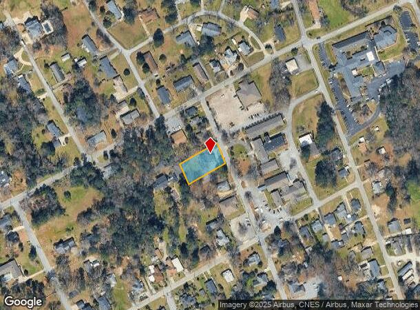  1321 Hunt St, Newberry, SC Parcel Map
