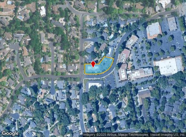 140 Town And Country Dr, Danville, CA Parcel Map