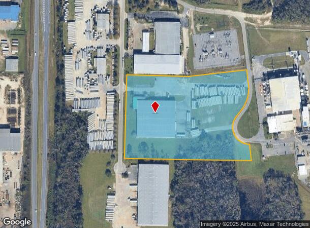 5815 Production Way, Valdosta, GA Parcel Map