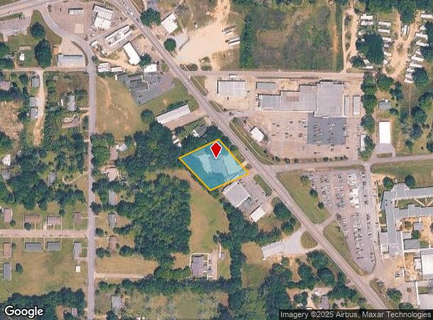 1222 S Main St, Poplarville, MS Parcel Map
