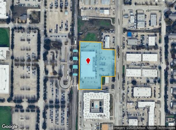  2521 K Ave, Plano, TX Parcel Map