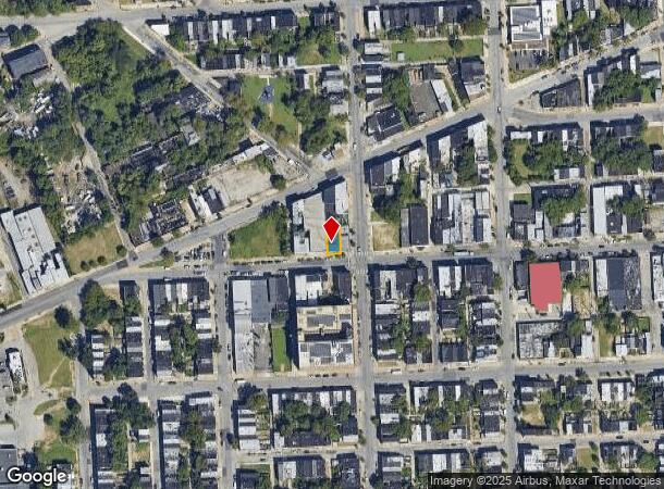  2106 W Pratt St, Baltimore, MD Parcel Map