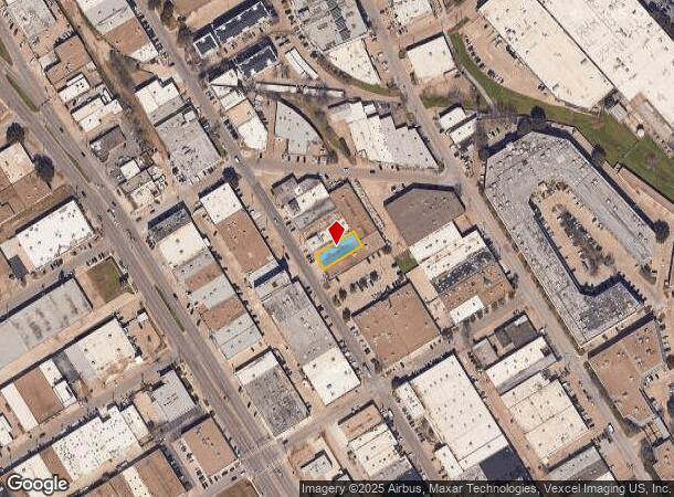 1300 Dragon St, Dallas, TX Parcel Map