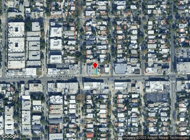  8215 Melrose Ave, Los Angeles, CA Parcel Map