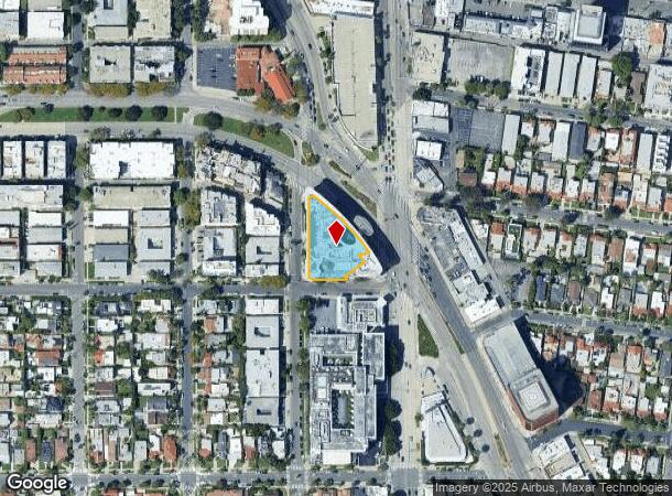  8500 Burton Way, Los Angeles, CA Parcel Map